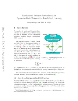 Randomized Reactive Redundancy for Byzantine Fault-Tolerance in
  Parallelized Learning