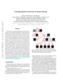 Learning Semantic Neural Tree for Human Parsing