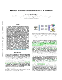 JSNet: Joint Instance and Semantic Segmentation of 3D Point Clouds