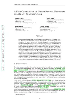 A Fair Comparison of Graph Neural Networks for Graph Classification