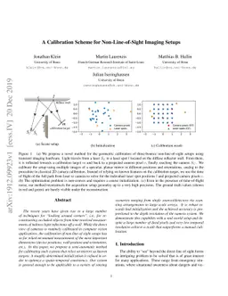 A Calibration Scheme for Non-Line-of-Sight Imaging Setups