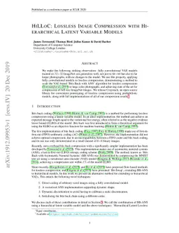 HiLLoC: Lossless Image Compression with Hierarchical Latent Variable
  Models