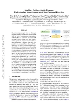Machines Getting with the Program: Understanding Intent Arguments of
  Non-Canonical Directives