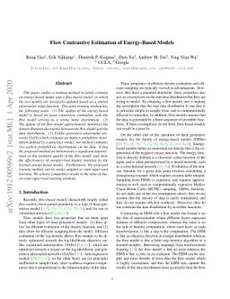 Flow Contrastive Estimation of Energy-Based Models