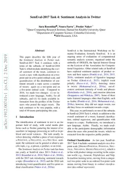 SemEval-2017 Task 4: Sentiment Analysis in Twitter