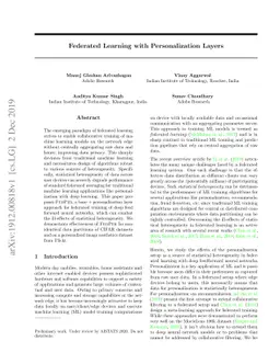 Federated Learning with Personalization Layers