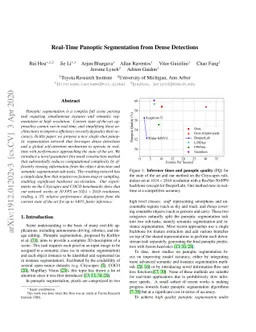 Real-Time Panoptic Segmentation from Dense Detections