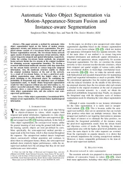 Automatic Video Object Segmentation via Motion-Appearance-Stream Fusion
  and Instance-aware Segmentation