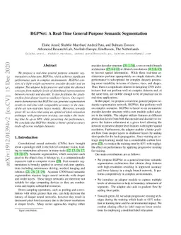 RGPNet: A Real-Time General Purpose Semantic Segmentation