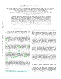 Spatial images from temporal data