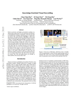 Knowledge-Enriched Visual Storytelling