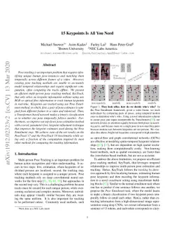 15 Keypoints Is All You Need