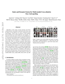 Static and Dynamic Fusion for Multi-modal Cross-ethnicity Face
  Anti-spoofing