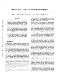 MetaFun: Meta-Learning with Iterative Functional Updates