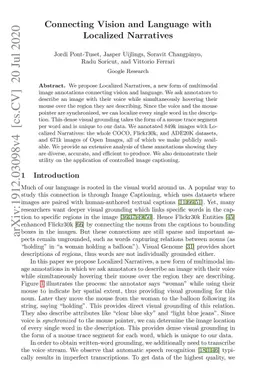 Connecting Vision and Language with Localized Narratives