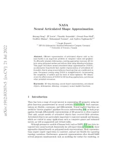 NASA: Neural Articulated Shape Approximation