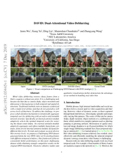 DAVID: Dual-Attentional Video Deblurring