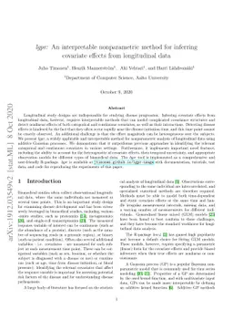 lgpr: An interpretable nonparametric method for inferring covariate
  effects from longitudinal data
