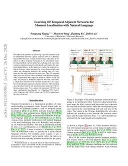 Learning 2D Temporal Adjacent Networks for Moment Localization with
  Natural Language