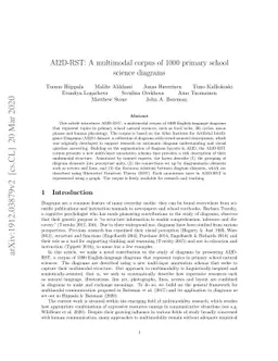 AI2D-RST: A multimodal corpus of 1000 primary school science diagrams