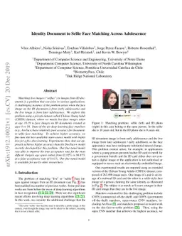 Identity Document to Selfie Face Matching Across Adolescence
