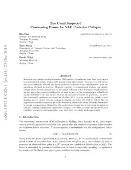 The Usual Suspects? Reassessing Blame for VAE Posterior Collapse
