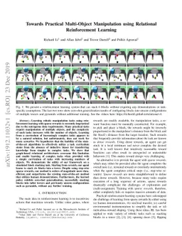 Towards Practical Multi-Object Manipulation using Relational
  Reinforcement Learning