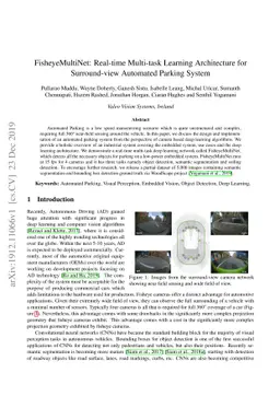 FisheyeMultiNet: Real-time Multi-task Learning Architecture for
  Surround-view Automated Parking System