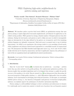 PILS: Exploring high-order neighborhoods by pattern mining and injection
