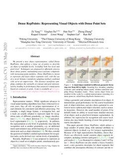 Dense RepPoints: Representing Visual Objects with Dense Point Sets