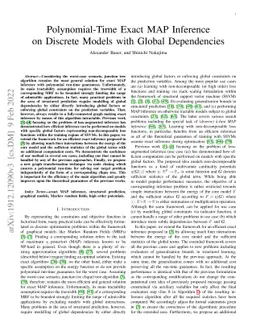 Polynomial-Time Exact MAP Inference on Discrete Models with Global
  Dependencies