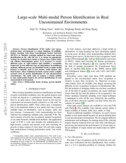 Large-scale Multi-modal Person Identification in Real Unconstrained
  Environments