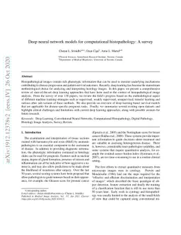 Deep neural network models for computational histopathology: A survey