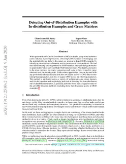Detecting Out-of-Distribution Examples with In-distribution Examples and
  Gram Matrices