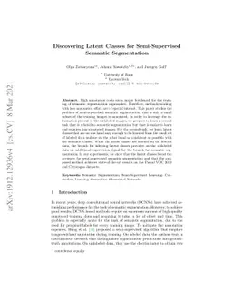 Discovering Latent Classes for Semi-Supervised Semantic Segmentation