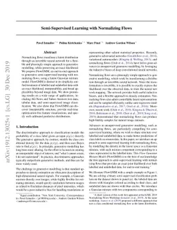 Semi-Supervised Learning with Normalizing Flows