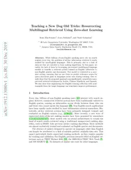 Teaching a New Dog Old Tricks: Resurrecting Multilingual Retrieval Using
  Zero-shot Learning