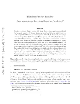 Schrödinger Bridge Samplers