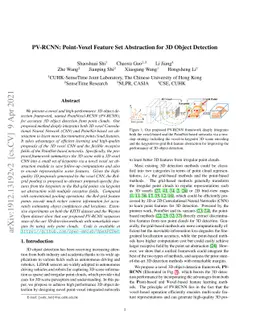 PV-RCNN: Point-Voxel Feature Set Abstraction for 3D Object Detection