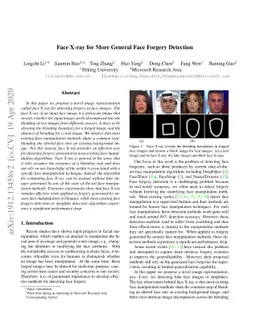 Face X-ray for More General Face Forgery Detection