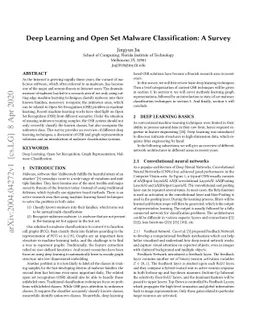 Deep Learning and Open Set Malware Classification: A Survey