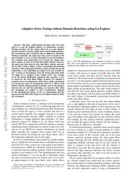 Adaptive Stress Testing without Domain Heuristics using Go-Explore