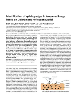 Identification of splicing edges in tampered image based on Dichromatic
  Reflection Model