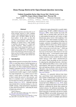 Dense Passage Retrieval for Open-Domain Question Answering