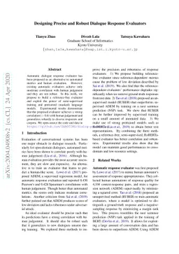 Designing Precise and Robust Dialogue Response Evaluators