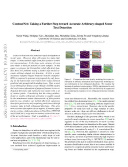 ContourNet: Taking a Further Step toward Accurate Arbitrary-shaped Scene
  Text Detection