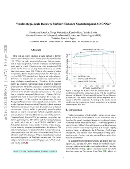 Would Mega-scale Datasets Further Enhance Spatiotemporal 3D CNNs?
