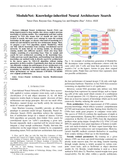 ModuleNet: Knowledge-inherited Neural Architecture Search