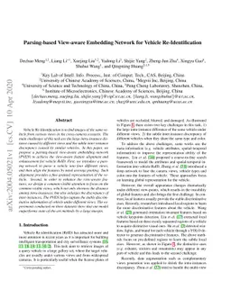 Parsing-based View-aware Embedding Network for Vehicle Re-Identification