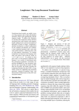 Longformer: The Long-Document Transformer
